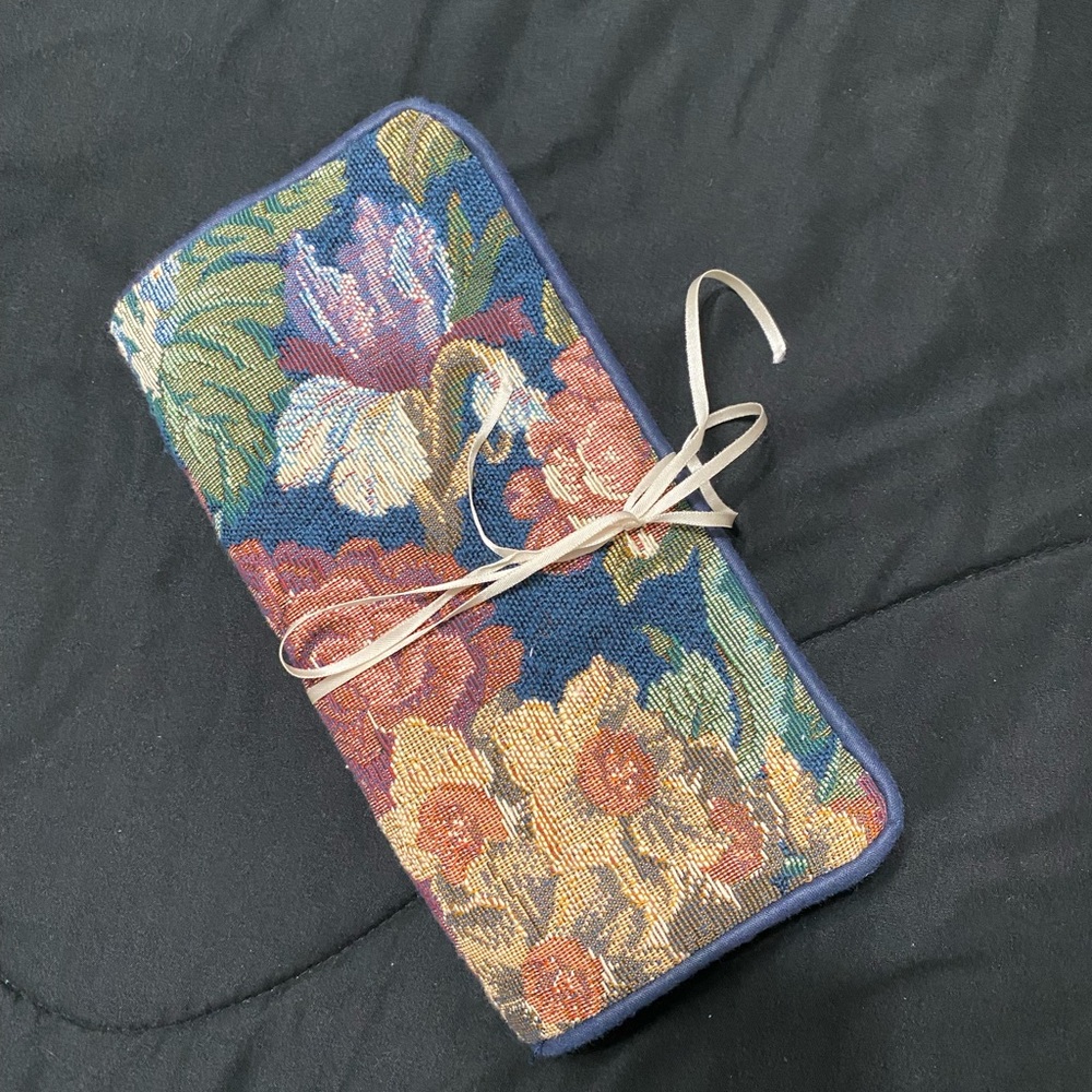 Travel bag for jewelry or smaller items.